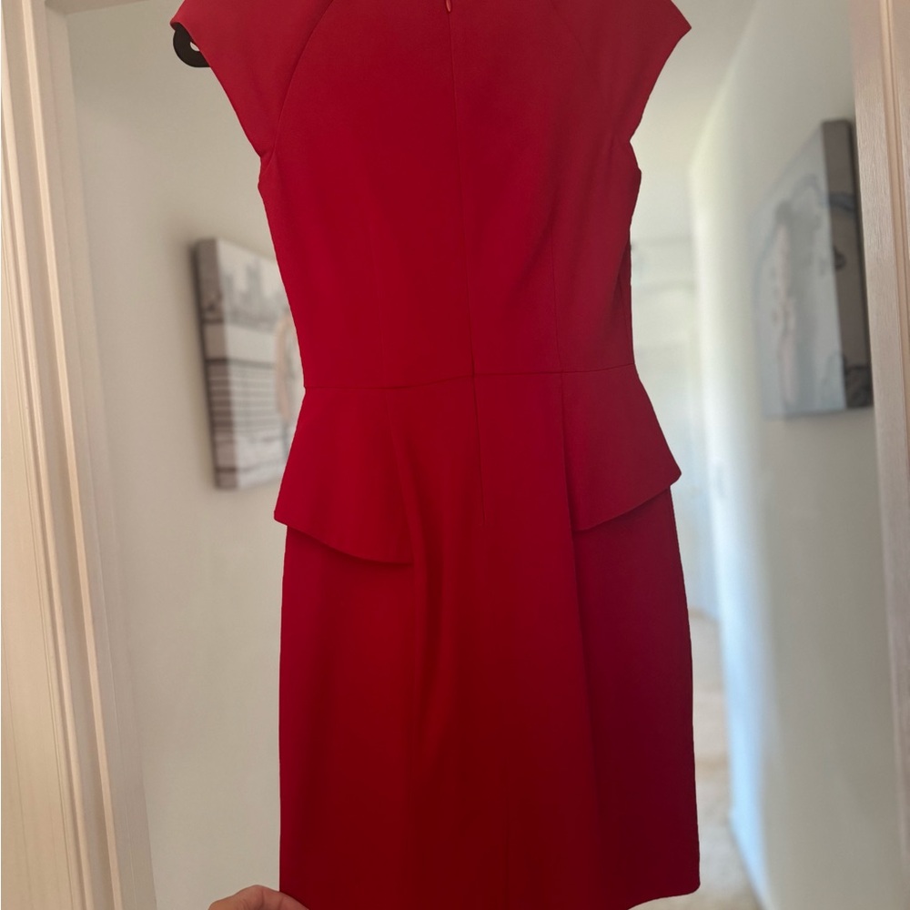 Red mini dress by BeBe